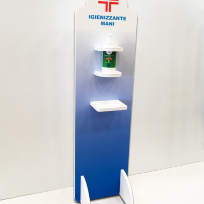 Porta dispenser igienizzante
